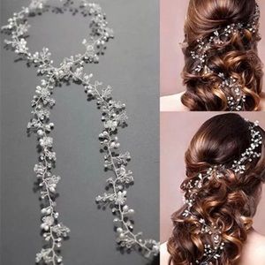 Handmade pearl bridal vine 19 7” length